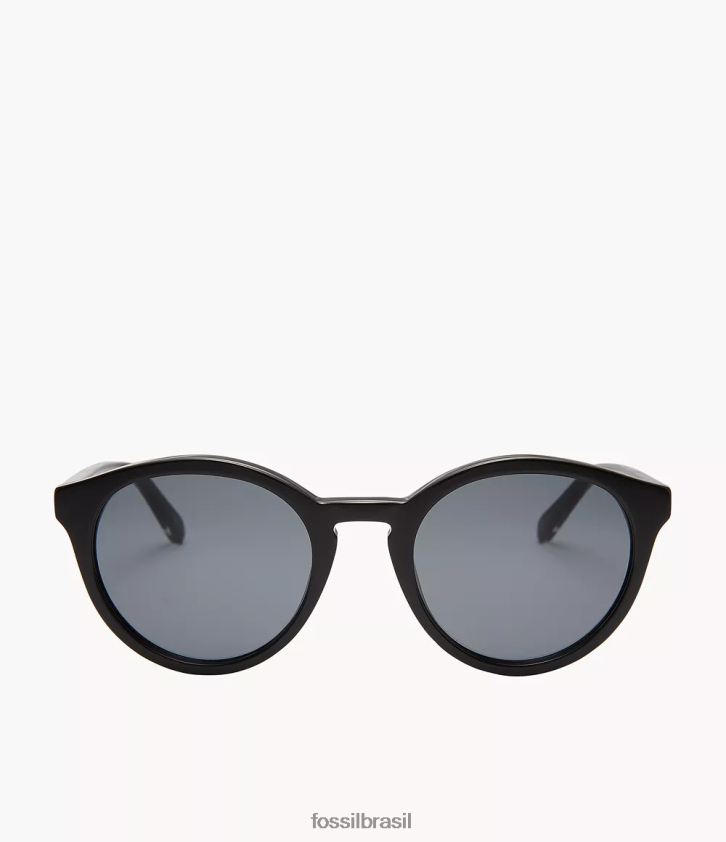 Fossil acessório homens óculos de sol redondos wren verde 66RZLJ2055