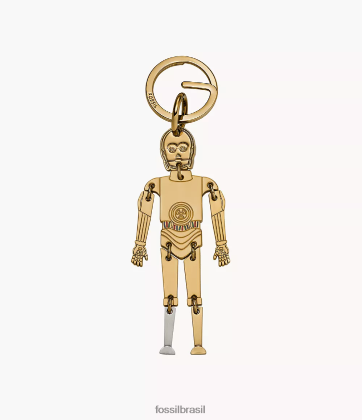 Fossil acessório homens chaveiro de guerra nas estrelas c-3po ouro 66RZLJ2009