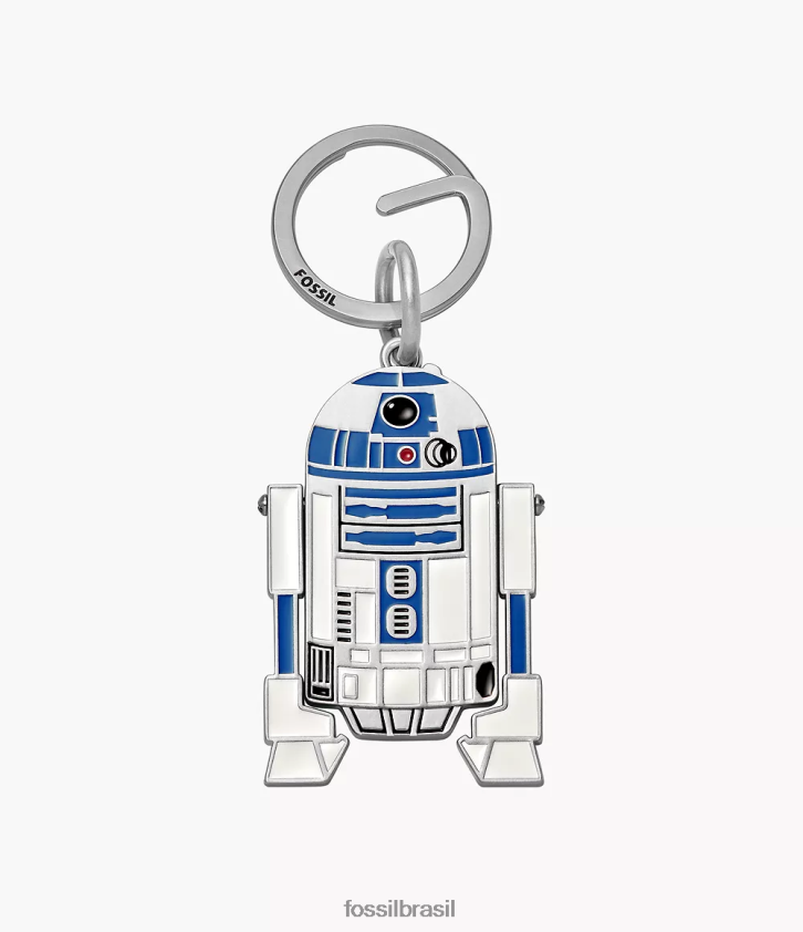 Fossil acessório homens chaveiro star wars r2-d2 prata 66RZLJ2010
