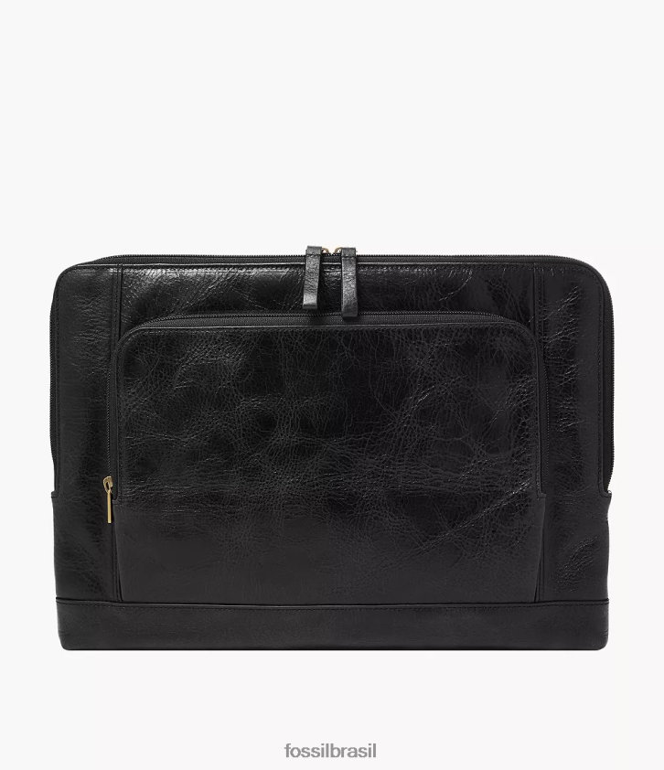 Fossil acessório homens fólio para laptop dillon preto 66RZLJ2059