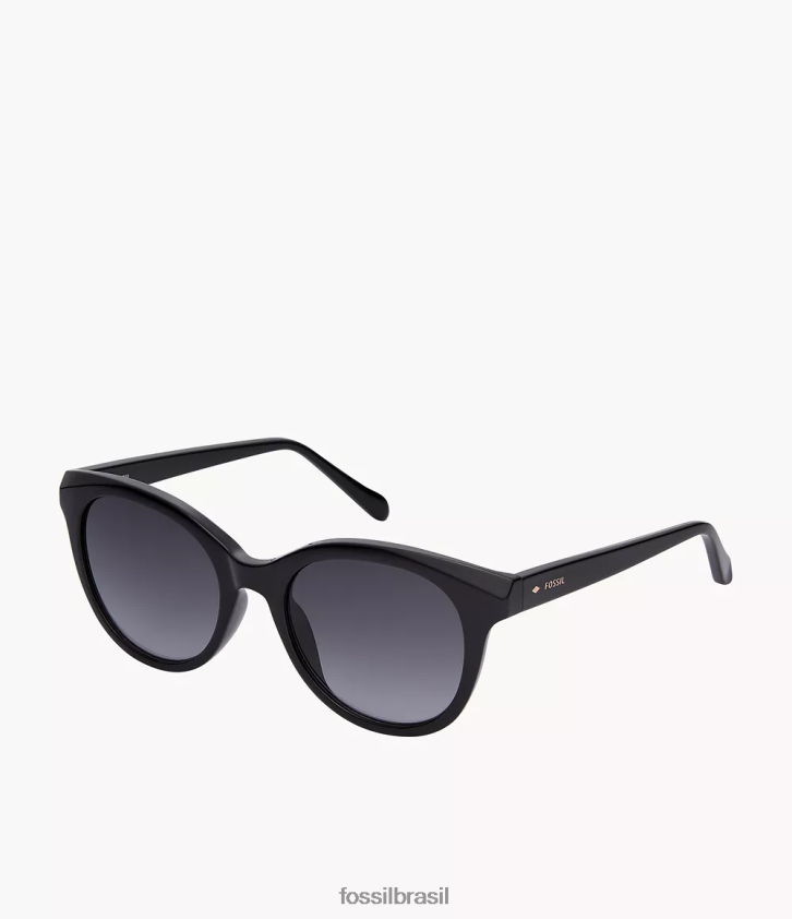 Fossil acessório mulheres óculos de sol redondos celina cinza 66RZLJ1980
