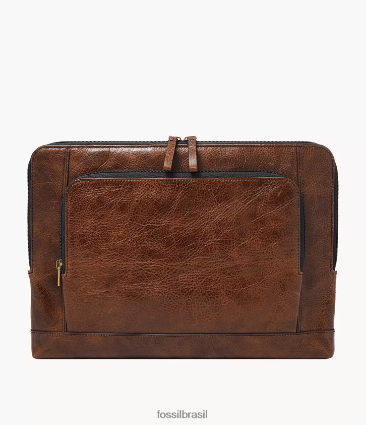 Fossil bolsa homens fólio para laptop dillon conhaque 66RZLJ2029