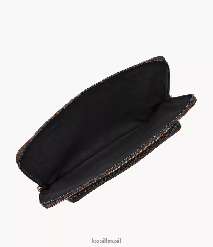 Fossil bolsa homens fólio para laptop dillon conhaque 66RZLJ2029
