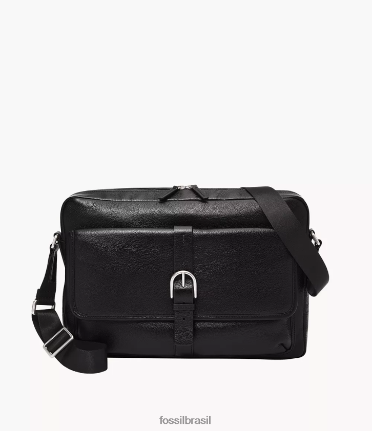 Fossil bolsa homens mensageiro camden preto 66RZLJ1625