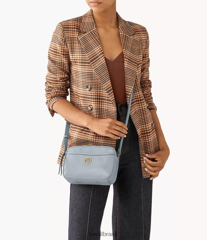 Fossil bolsa mulheres bolsa para câmera Brennon azul 66RZLJ540
