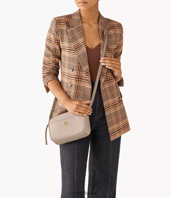 Fossil bolsa mulheres bolsa para câmera Brennon cinza 66RZLJ464