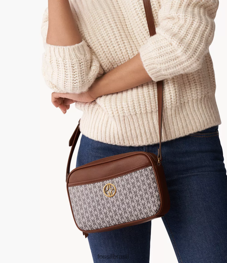 Fossil bolsa mulheres bolsa para câmera Brennon marrom 66RZLJ688