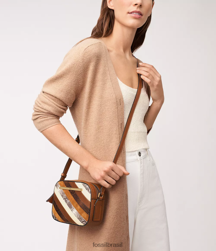 Fossil bolsa mulheres bolsa para câmera liza listras 66RZLJ344