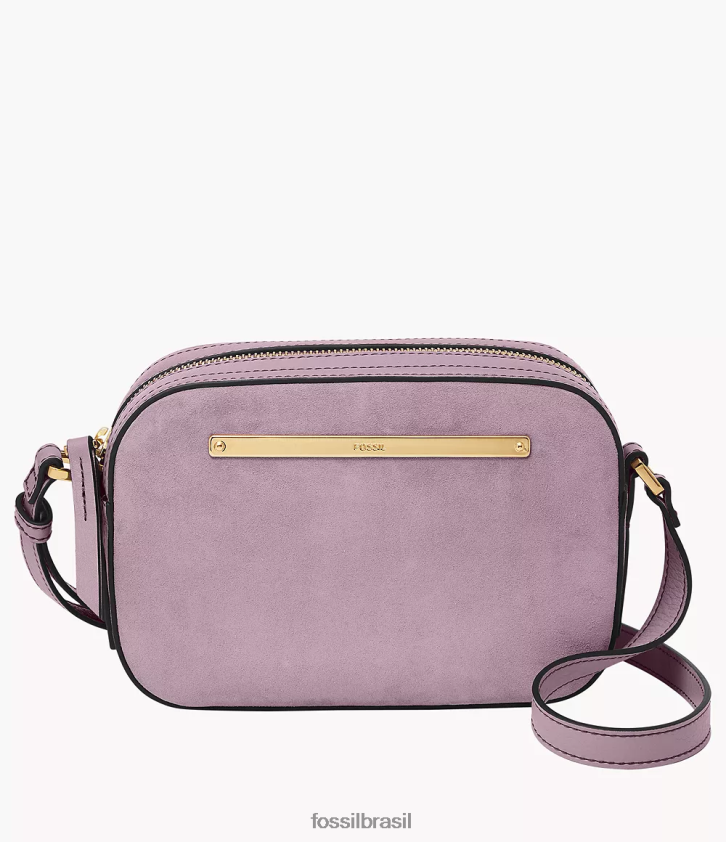 Fossil bolsa mulheres bolsa para câmera liza roxo 66RZLJ351