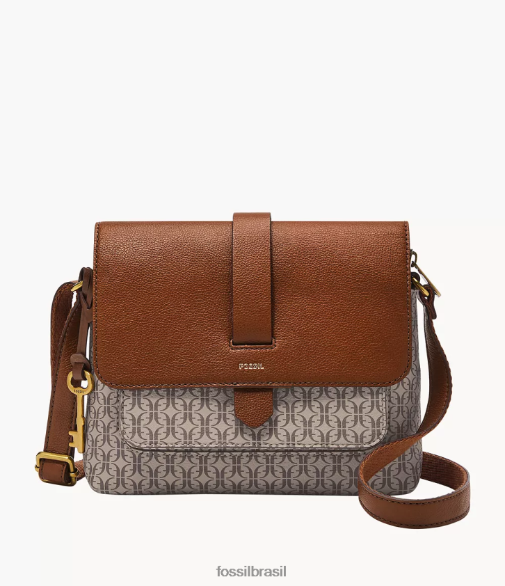 Fossil bolsa mulheres bolsa transversal pequena kinley cáqui 66RZLJ684