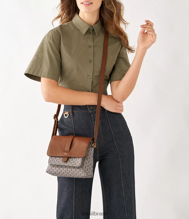 Fossil bolsa mulheres bolsa transversal pequena kinley cáqui 66RZLJ684