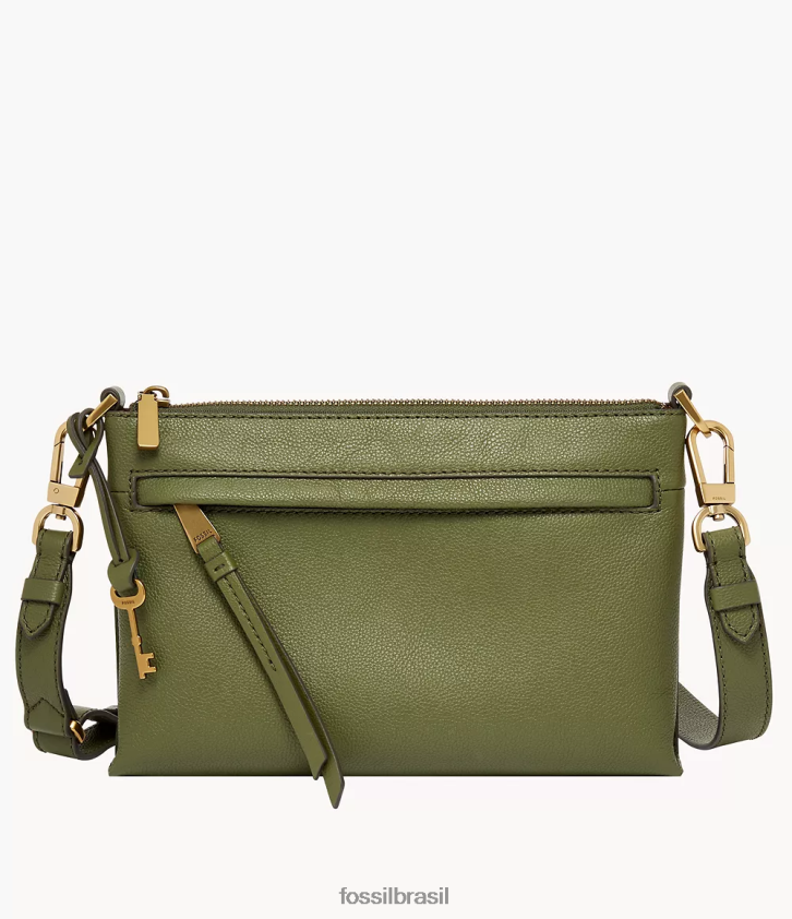Fossil bolsa mulheres kiera pequena crossbody Oliva 66RZLJ520