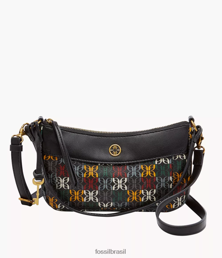 Fossil bolsa mulheres mini baguete skylar multi 66RZLJ568