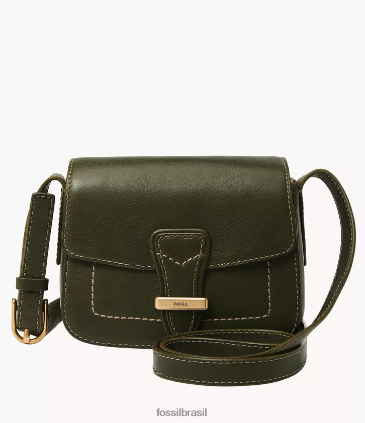 Fossil bolsa mulheres tremont crossbody com aba pequena Oliva 66RZLJ345