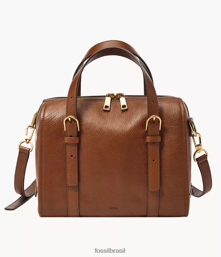 Fossil bolsa mulheres bolsa carlie marrom 66RZLJ396