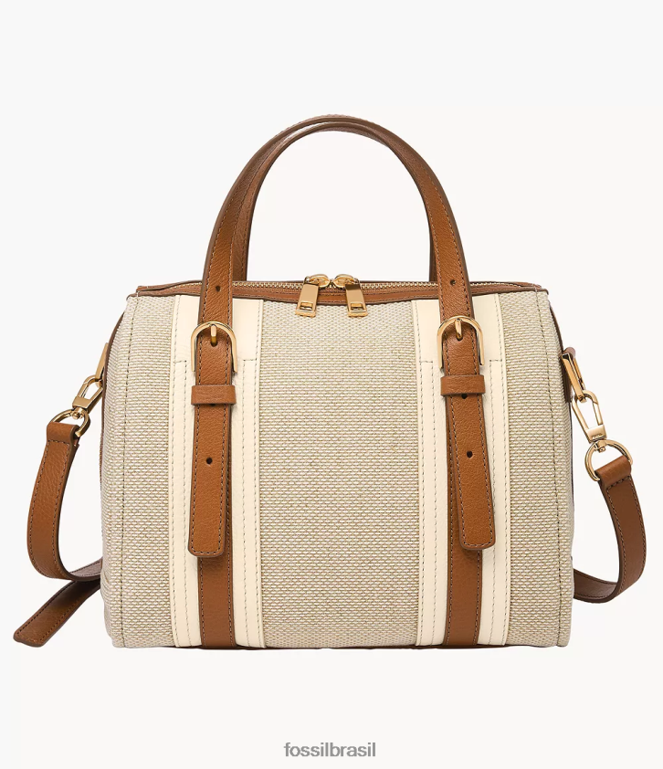 Fossil bolsa mulheres bolsa carlie marrom claro 66RZLJ397