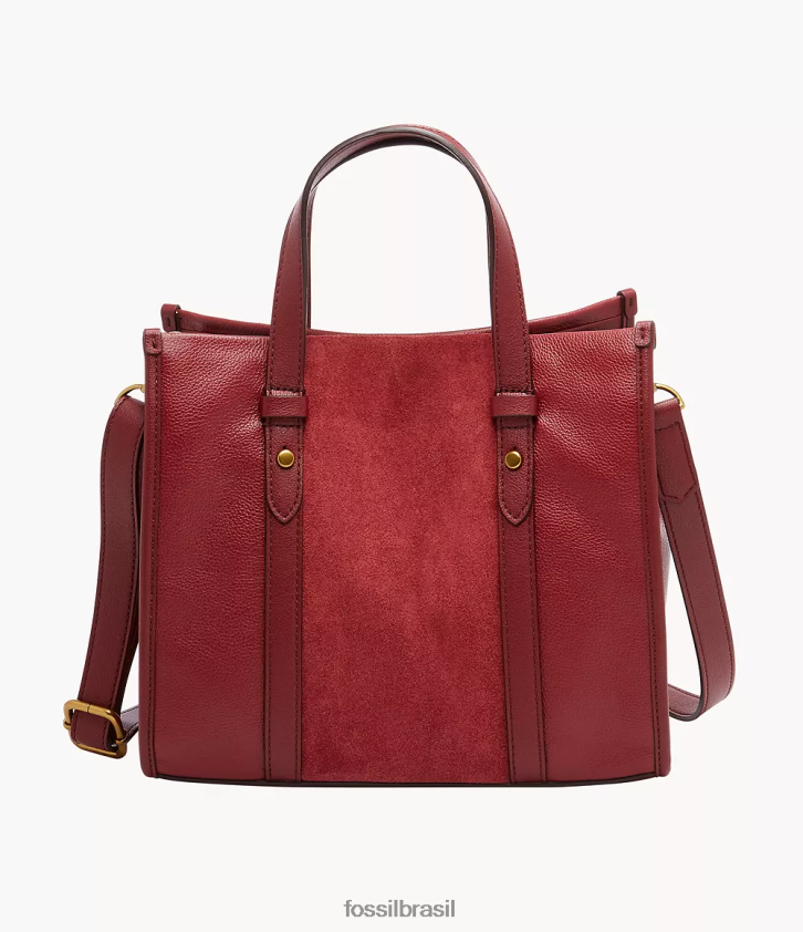 Fossil bolsa mulheres bolsa kingston vermelho 66RZLJ611
