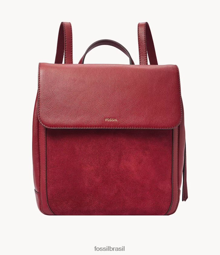 Fossil bolsa mulheres mochila clara vermelho 66RZLJ720