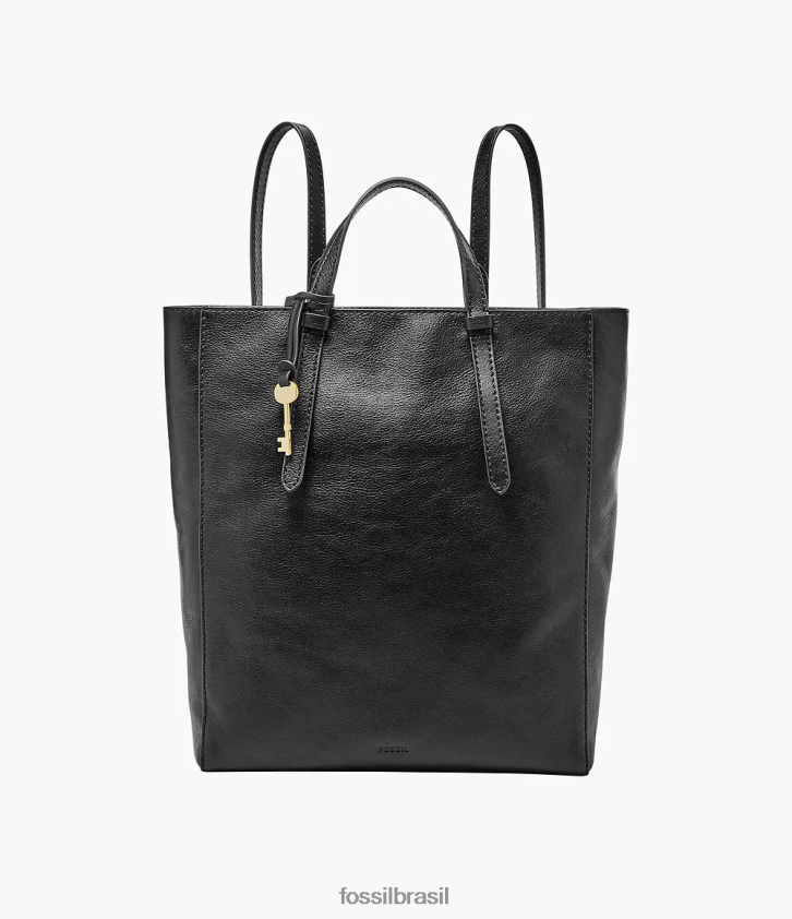Fossil bolsa mulheres mochila conversível camilla preto 66RZLJ488