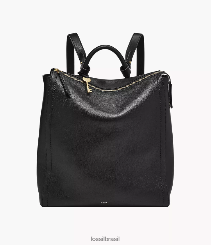 Fossil bolsa mulheres mochila conversível parker preto 66RZLJ537