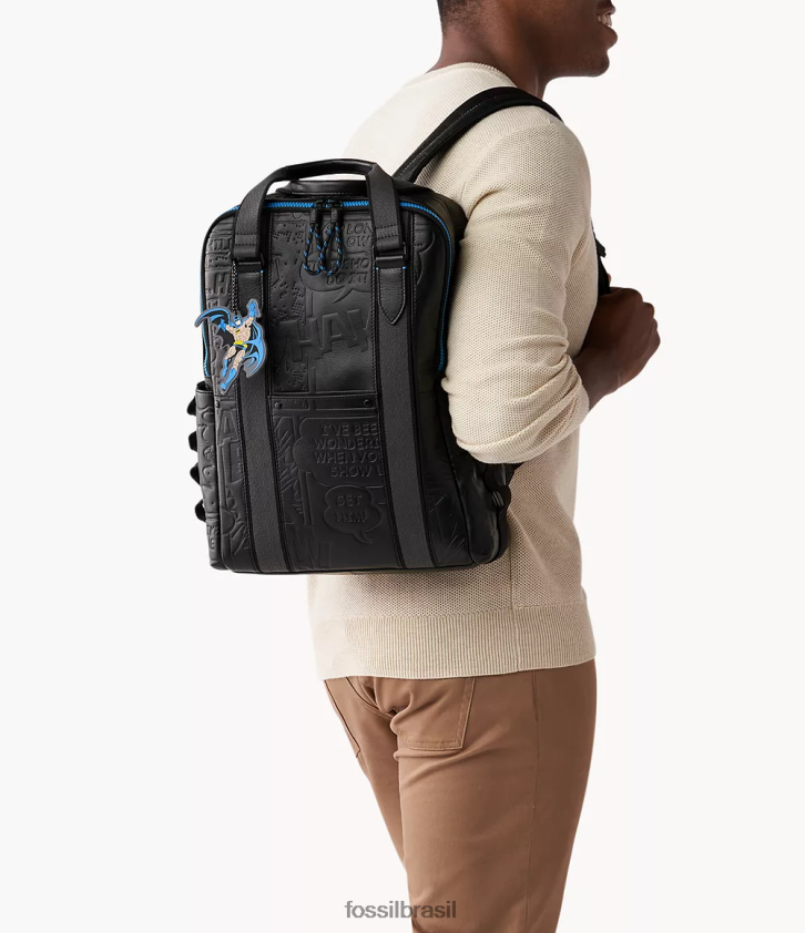 Fossil bolsa mulheres mochila legado do batman edição limitada preto 66RZLJ1647