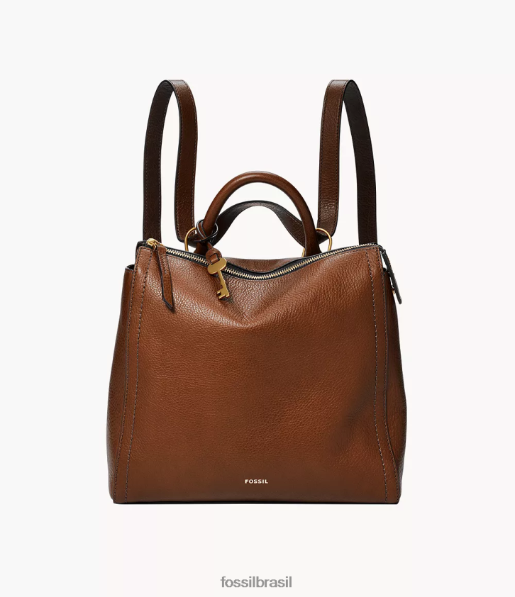 Fossil bolsa mulheres mochila parker conversível pequena marrom 66RZLJ490