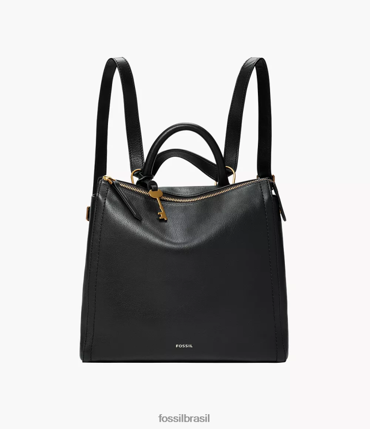 Fossil bolsa mulheres mochila parker conversível pequena preto 66RZLJ728