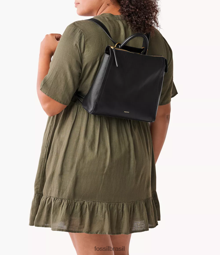 Fossil bolsa mulheres mochila parker conversível pequena preto 66RZLJ728