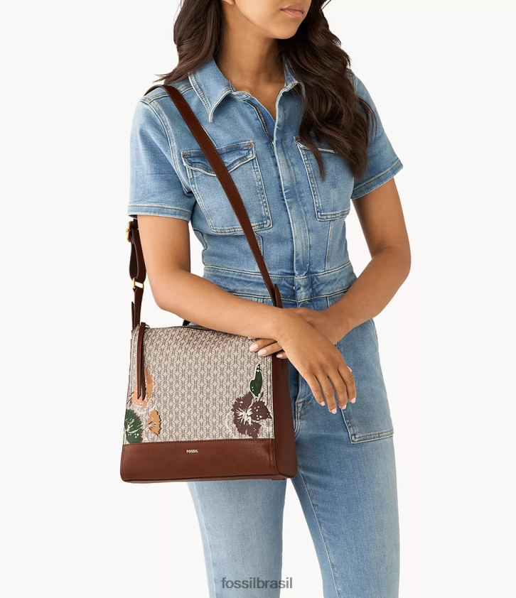 Fossil bolsa mulheres mochila pequena conversível elina bronzeado 66RZLJ405