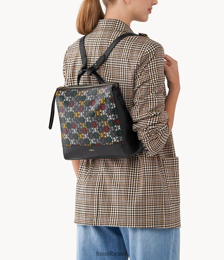 Fossil bolsa mulheres mochila pequena conversível elina multi 66RZLJ534
