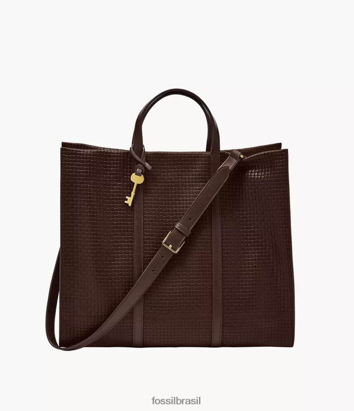 Fossil bolsa mulheres bolsa carmem marrom escuro 66RZLJ448