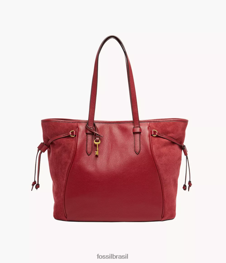 Fossil bolsa mulheres bolsa charli vermelho 66RZLJ701