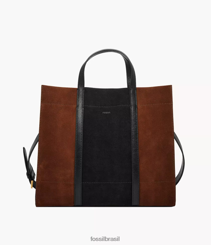 Fossil bolsa mulheres carmem compradora marrom 66RZLJ374