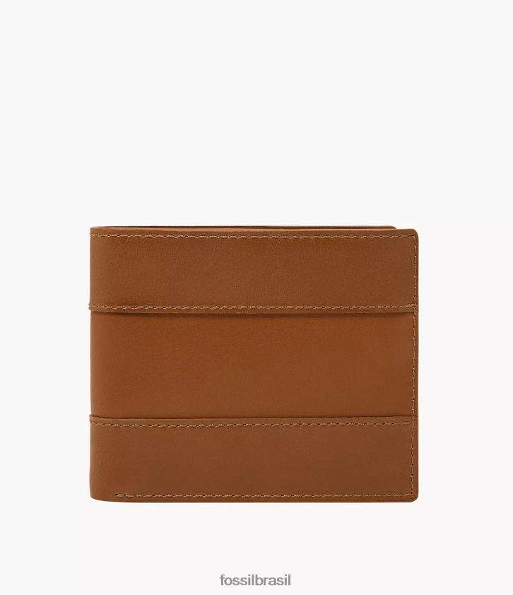 Fossil carteira homens Everett bifold com flip id selim 66RZLJ1700