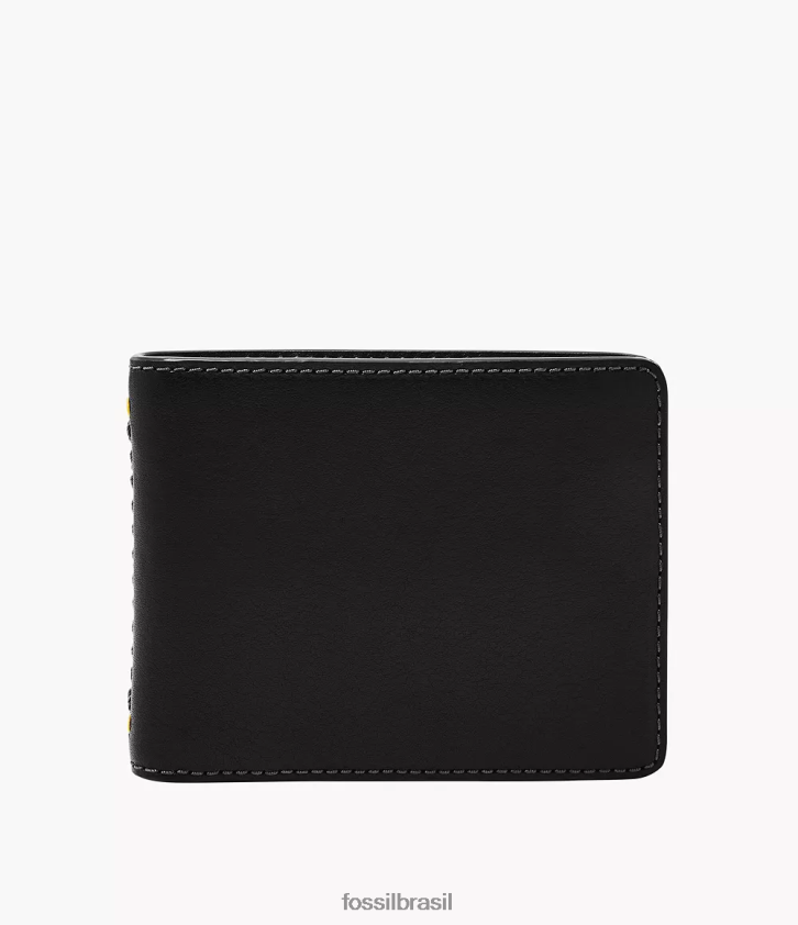 Fossil carteira homens tremont duplo preto 66RZLJ1702