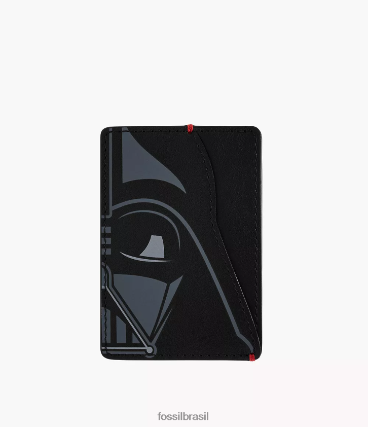 Fossil carteira homens capa de cartão star wars darth vader preto 66RZLJ1710