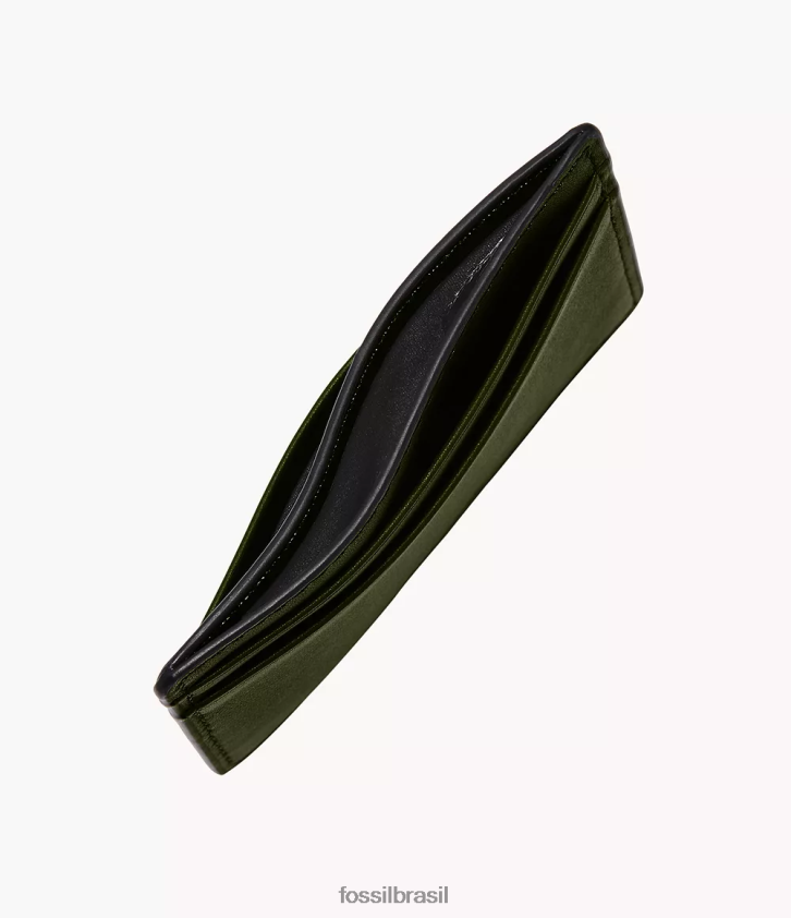 Fossil carteira homens estojo de cartão steven Oliva 66RZLJ1718