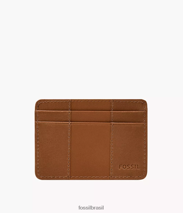 Fossil carteira homens porta cartão everett selim 66RZLJ1715