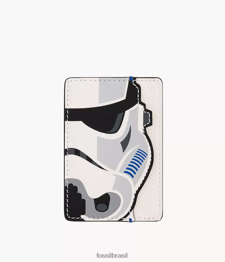 Fossil carteira homens porta cartão star wars stormtrooper branco 66RZLJ1713