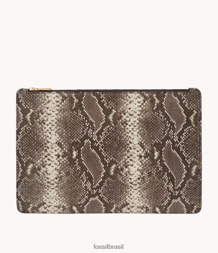 Fossil carteira mulheres bolsa estampa de cobra 66RZLJ1997