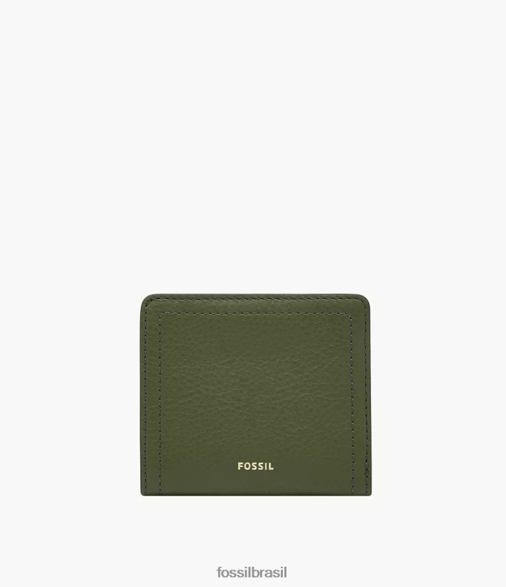 Fossil carteira mulheres logan pequeno duplo verde 66RZLJ783