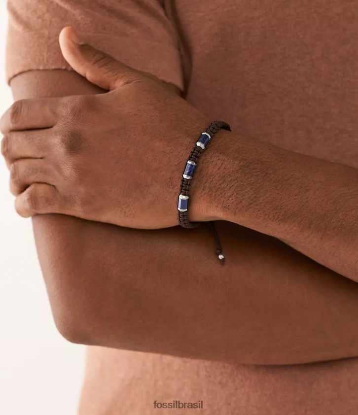 Fossil joia homens pulseira de estação toda empilhada sodalita 66RZLJ1877