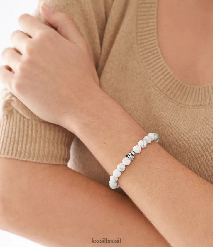Fossil joia homens pulseira de miçangas star wars stormtrooper Howlite 66RZLJ1845