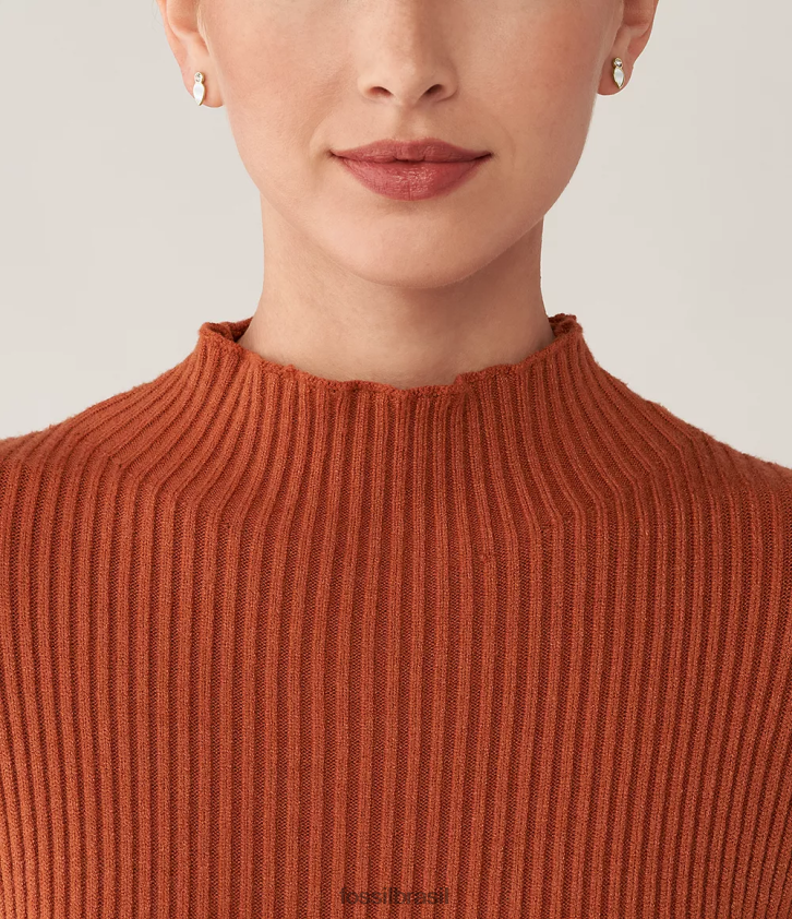 Fossil joia mulheres brincos de lágrima madrepérola branca 66RZLJ1084