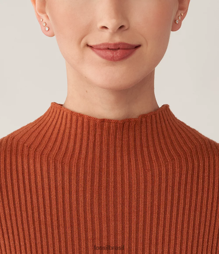 Fossil joia mulheres conjunto de brincos de aço inoxidável empilhados tom de ouro rosa 66RZLJ1200