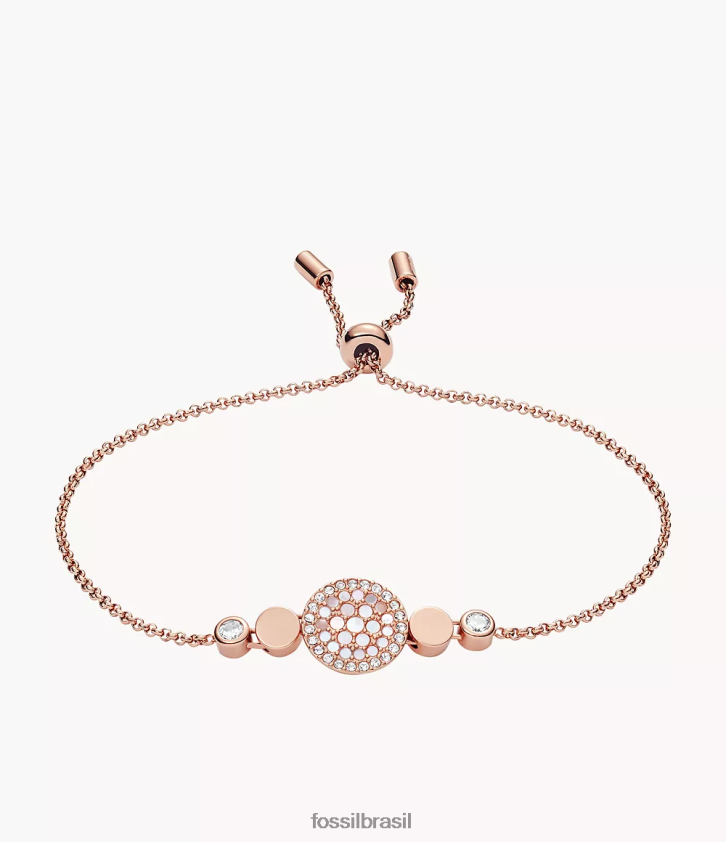Fossil joia mulheres pulseira de disco de mosaico val madrepérola 66RZLJ1017