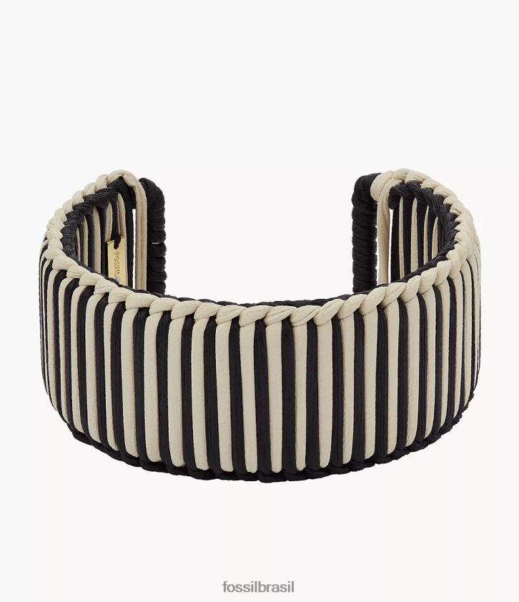 Fossil joia mulheres pulseira de punho de latão de verão tom de ouro 66RZLJ990