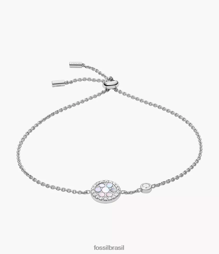Fossil joia mulheres pulseira elliott sterling station madrepérola 66RZLJ967