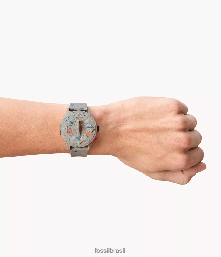 STAPLE x Fossil assistir homens relógio automático de silicone de edição limitada arenito 66RZLJ1596