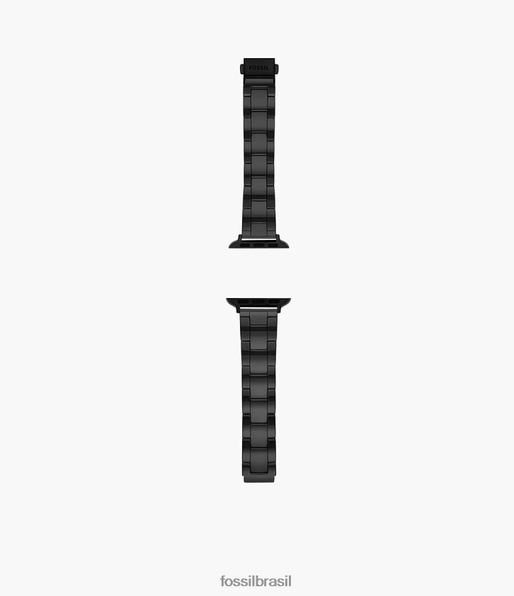 Fossil acessório homens Pulseira de cerâmica de 38 mm/40 mm/41 mm para apple watch preto 66RZLJ1494